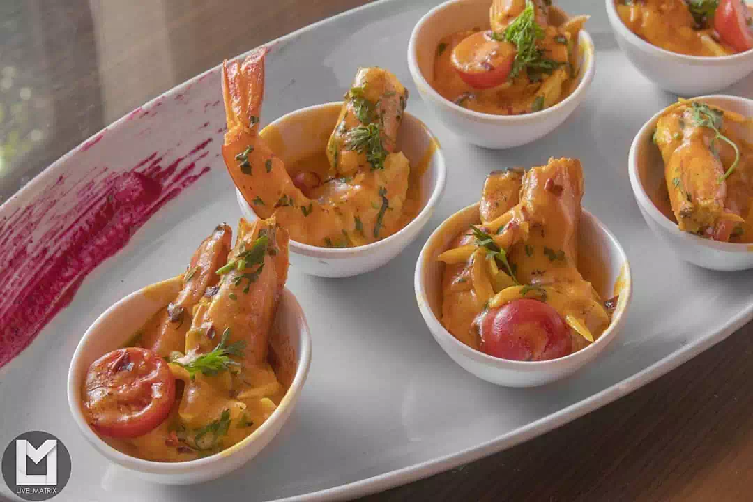Mediterranean Grilled Prawns